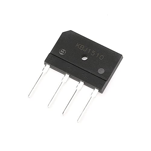 Diode Brückengleichrichterdiode, KBJ1510 15A 1000V Elektronische Siliziumdioden, 4-Pin(Size:20Pcs) von FOPURE