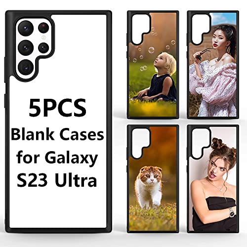 5 Stück Handyhülle für Samsung Galaxy S23 Ultra Sublimation Case DIY Blank Bedruckbare Wärmepresse Handyhülle Weiches TPU + Aluminium Anti-Rutsch Stoßfest Schutzhülle für Galaxy S23 Ultra 5 Stück Handyhülle für Samsung Galaxy S23 Ultra Sublimation Case DIY Blank Bedruckbare Wärmepresse Handyhülle Weiches TPU + Aluminium Anti-Rutsch Stoßfest Schutzhülle für Galaxy S23 Ultra von FOQENCCI