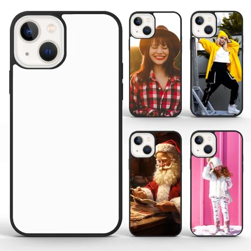 FOQENCCI 5PCS stoßfeste Hülle für iPhone 13 Mini Sublimation Blanko DIY bedruckbare Hitzepresse-Telefonabdeckung, weiches, schlankes Gummi + Aluminium, Kratzfeste Fallschutzhülle f FOQENCCI 5PCS stoßfeste Hülle für iPhone 13 Mini Sublimation Blanko DIY bedruckbare Hitzepresse-Telefonabdeckung, weiches, schlankes Gummi + Aluminium, Kratzfeste Fallschutzhülle f von FOQENCCI