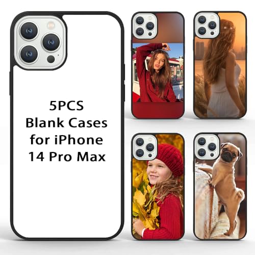 FOQENCCI Schutzhülle für iPhone 14 Pro Max, kompatibel mit Sublimationsdruck, blanko, Heißpresse, DIY-Handyhülle, weiches Gummi, rutschfest, kratzfest, Fallschutzhülle, für iPhone 14 Pro Max, 17 cm, 5 FOQENCCI Schutzhülle für iPhone 14 Pro Max, kompatibel mit Sublimationsdruck, blanko, Heißpresse, DIY-Handyhülle, weiches Gummi, rutschfest, kratzfest, Fallschutzhülle, für iPhone 14 Pro Max, 17 cm, 5 von FOQENCCI
