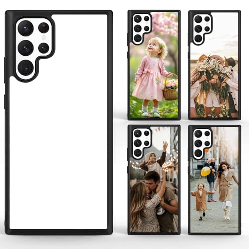 Sublimationsdruck, blanko, kompatibel mit Samsung Galaxy S25 Ultra, Heißpresse, bedruckbar, individuelle Handyhülle, weiches Gummi, rutschfest, für Galaxy S25 Ultra, Schwarz, 5 Stück Sublimationsdruck, blanko, kompatibel mit Samsung Galaxy S25 Ultra, Heißpresse, bedruckbar, individuelle Handyhülle, weiches Gummi, rutschfest, für Galaxy S25 Ultra, Schwarz, 5 Stück von FOQENCCI