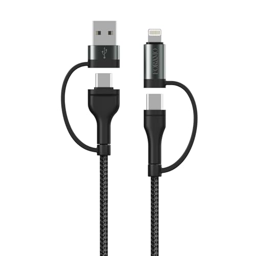 FORAMO USB 4 in 1 Ladekabel USB C OTG Adapter Schnell Laden Kabel Datenkabel Netzteil FORAMO USB 4 in 1 Ladekabel USB C OTG Adapter Schnell Laden Kabel Datenkabel Netzteil von FORAMO