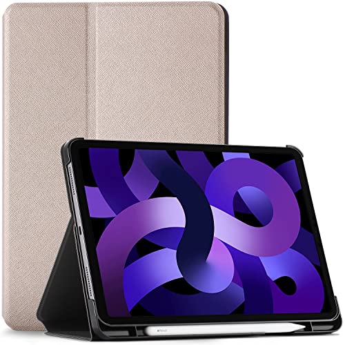 FC Hülle für iPad Pro 12.9 2020 - Schutz Apple iPad Pro 12.9 Hülle Ständer mit Pencilhalter - Gold - Dünn, Smart Auto Schlaf/Wach, iPad Pro 12,9 Zoll 2020 (4. Generation) Hülle, Tasche von FOREFRONT CASES