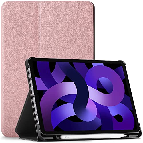 FC Hülle für iPad Pro 12.9 2020 - Schutz Apple iPad Pro 12.9 Hülle Ständer mit Pencilhalter - Roségold - Dünn, Smart Auto Schlaf/Wach, iPad Pro 12,9 Zoll 2020 (4. Generation) Hülle, Tasche von FOREFRONT CASES