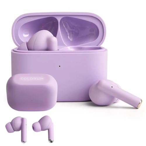 FOREVER COLORUM TWS Bluetooth Kopfhörer 5.3 Lavendel - In-Ear-Ohrhörer mit tiefem Bass - Kopfhörer mit Mikrofon - Passt Sich der Ohrform an - USB-C für Schnelles Laden - Kopfhörer Android und iOS FOREVER COLORUM TWS Bluetooth Kopfhörer 5.3 Lavendel - In-Ear-Ohrhörer mit tiefem Bass - Kopfhörer mit Mikrofon - Passt Sich der Ohrform an - USB-C für Schnelles Laden - Kopfhörer Android und iOS von FOREVER