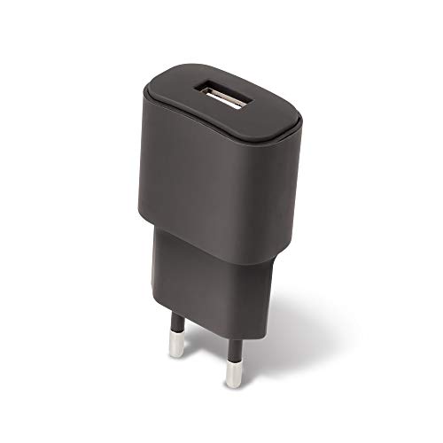 FOREVER Ladegerät USB Port, Schnellladegerät 2A, Universal Netzteil für Handys Smartphone, Tablet, UVM, Lade Adapter, Steckdosenadapter Wandladegerät, Netzstecker (Schwarz) von FOREVER