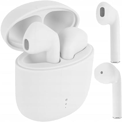 Setty Kopfhörer Headset Kabellos Bluetooth 5.0 TWS Wireless Earphone In-Ear Ohrhörer, Stereo Headsets kabelloses Laden und Tragbare Ladehülle für Android/iPhone/Samsung/Huawei Weiß von FOREVER