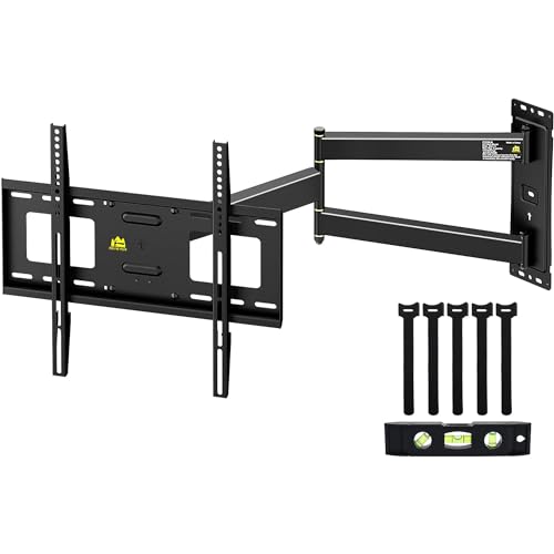 FORGING MOUNT Lang Arm TV Wandhalterung Ecke TV Halterung für 23"- 60" Fernseher/Monitore 84cm Glatte Verlängerung Schwenkbare Neigbare Wandhalterung Fernseher Hält 45kg, Max. VESA 400x400 mm von FORGING MOUNT