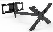 FORGING MOUNT TV-Wandhalterung mit langem Arm mit 121,9 cm Verlängerung für 66-190 cm Bildschirme/Monitor, Querformat zu Hochformat, voll bewegliche TV-Halterung, schwenkbar, neigbar, hält 50 kg, VESA von FORGING MOUNT