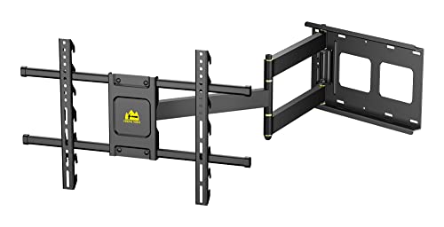 FORGING Mount Ecke TV Wandhalterung mit Höheneinstellung in 3 Stufen & Langer Reichweite 920mm, 180° Schwenkbar Neigbar TV Halterung für 37-82 Zoll Fernseher bis zu 60 kg, Max. VESA 600x400 mm von FORGING MOUNT