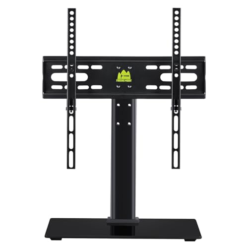 TV Standfuss Schwenkbar, FORGING MOUNT TV Ständer Universal Höhenverstellbar für 26-55 Zoll LCD LED OLED Flach & Curved Fernseher oder Monitore bis zu 40KG, Max VESA 400x400 mm von FORGING MOUNT