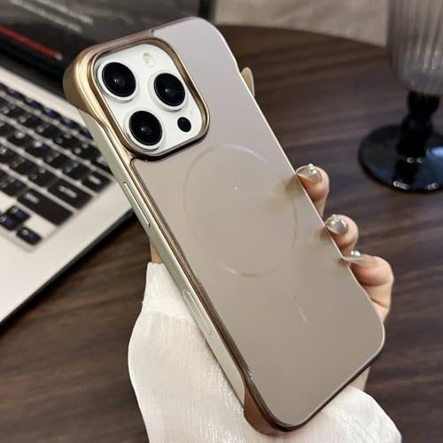 FORLUZ Rahmenlose, magnetische schlanke Schutzhülle für iPhone 16 Pro Max, 15, 14, 13, 12, kabelloses Laden, stoßfest, dünn, harte Rückseite, grau, für iPhone 12 Pro Max FORLUZ Rahmenlose, magnetische schlanke Schutzhülle für iPhone 16 Pro Max, 15, 14, 13, 12, kabelloses Laden, stoßfest, dünn, harte Rückseite, grau, für iPhone 12 Pro Max von FORLUZ