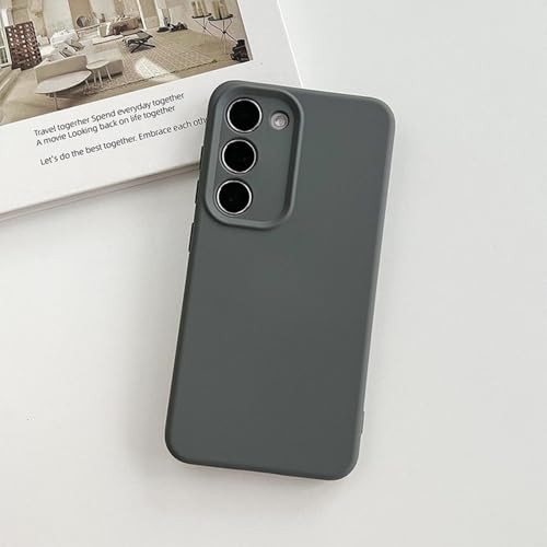 Hochwertige flüssige, weiche Silikon-Telefonhülle für Samsung Galaxy S24, S23 Plus, S22 Ultra, Objektivschutz, Bunte Abdeckung, K, für Samsung S23Plus von FORLUZ