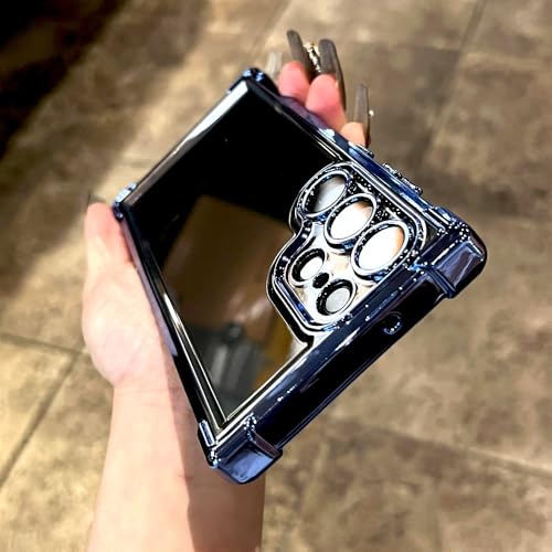 Stoßfeste, transparente Panzerhülle für Samsung Galaxy S24 S23 S22 Ultra Plus FE S24FE S23FE A55 A15 A54 A53 A35 A25 5G Hardcover, Blau, Für Samsung S23 FE von FORLUZ