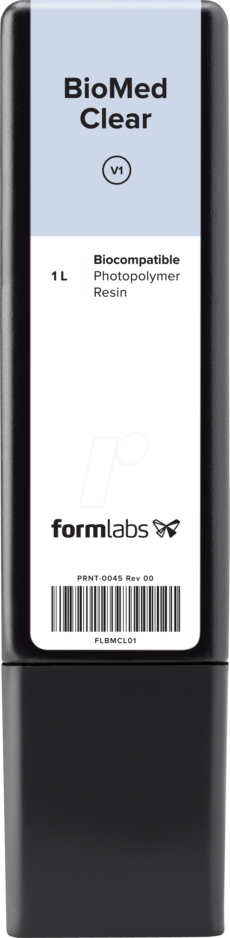 FORM KH BC 1L F2 - 3D Druck, Kunstharz, BioMed klar, 1l, für Form 3/3B von FORMLABS