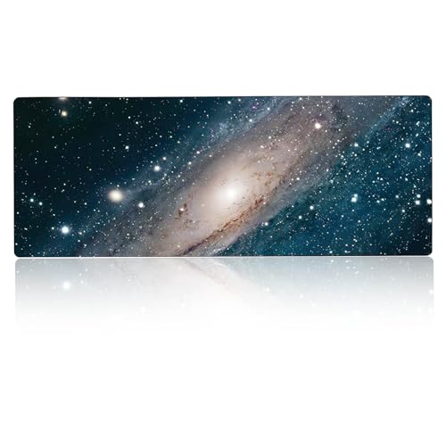 FORRICA Groß Mauspad 900x400x4MM XXL Planet Gaming Mousepad Verdicktes Schreibtischunterlage Wasserdicht rutschfeste Mausmatte Tastatur Pad für PC Computer Daheim Büro Raum A von FORRICA