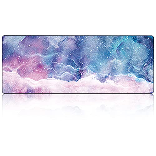 FORRICA Groß Mauspad Marmormuster Gaming Mousepad XXL 900x400 MM Tastaturblock Pad Wasserdicht rutschfeste Verlängerte Mausmatte Verbessert Präzision Geschwindigkeit für Büro Zuhause Sternenhimmel FORRICA Groß Mauspad Marmormuster Gaming Mousepad XXL 900x400 MM Tastaturblock Pad Wasserdicht rutschfeste Verlängerte Mausmatte Verbessert Präzision Geschwindigkeit für Büro Zuhause Sternenhimmel von FORRICA