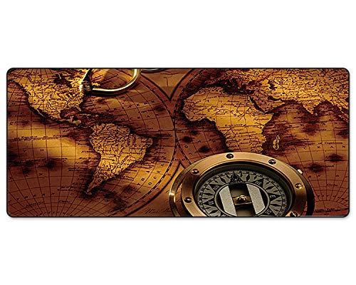 FORRICA Große Gaming Mauspad XXL 900 x 400 mm Mousepad Fransenfreie Ränder Anti Rutsch Schreibtischunterlage Tischunterlage Matte Office rutschfest XXL Gaming Mousepad Weltkarte E FORRICA Große Gaming Mauspad XXL 900 x 400 mm Mousepad Fransenfreie Ränder Anti Rutsch Schreibtischunterlage Tischunterlage Matte Office rutschfest XXL Gaming Mousepad Weltkarte E von FORRICA