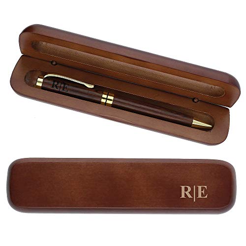 FORYOU24 Holz Kugelschreiber mit personalisierter Gravur des Namens Edle Geschenk Idee Initialien dunkelbraun FORYOU24 Holz Kugelschreiber mit personalisierter Gravur des Namens Edle Geschenk Idee Initialien dunkelbraun von FORYOU24