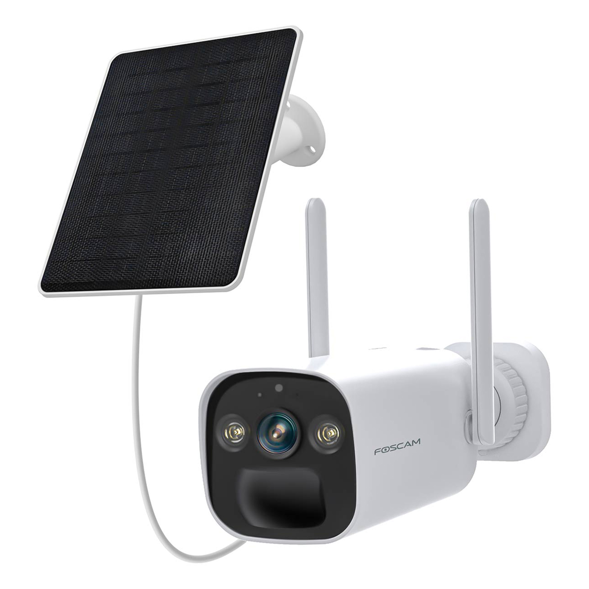 Foscam BP4 WLAN Überwachungskamera inkl. Solarpanel 4MP (2560x1440), Akku-/Solarbetrieb, Nachtsicht in Farbe von FOSCAM