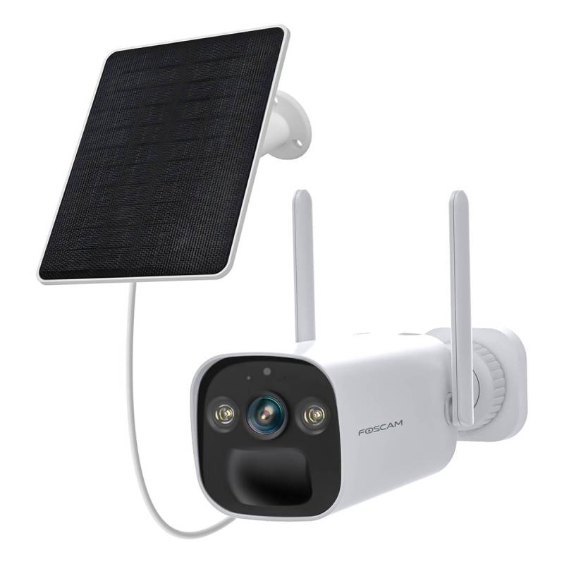 Foscam BP4 WLAN Überwachungskamera inkl. Solarpanel 4MP (2560x1440), Akku-/Solarbetrieb, Nachtsicht in Farbe von FOSCAM