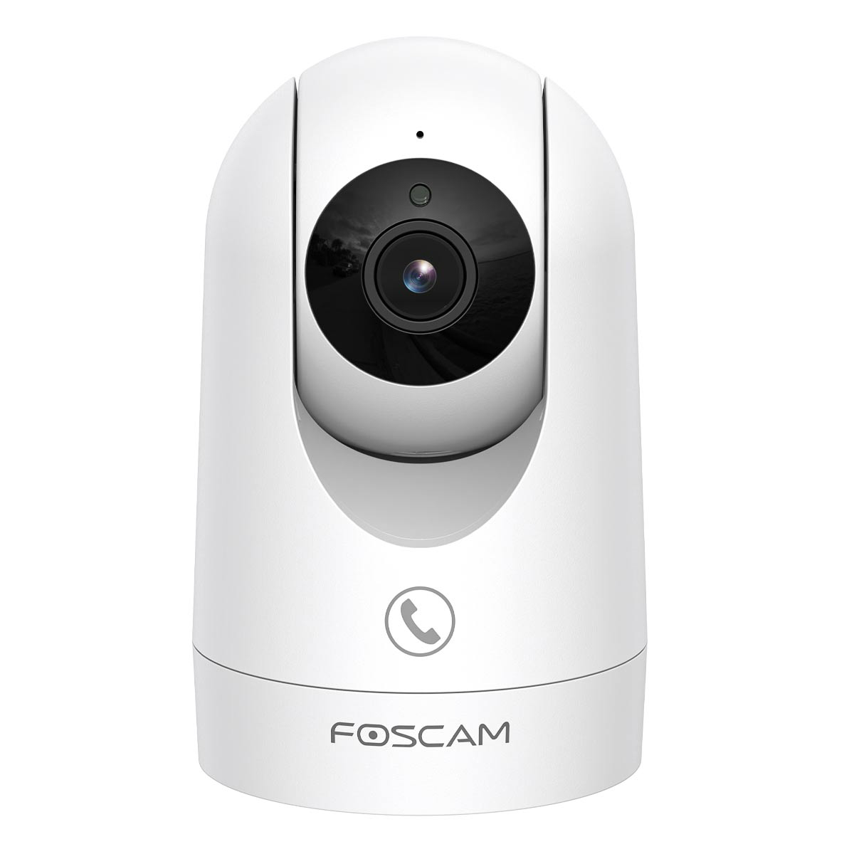 Foscam R8M WLAN Überwachungskamera Weiß 8MP (3840x2160), WiFi 6, Notruftaste, Auto-Tracking-Funktion von FOSCAM