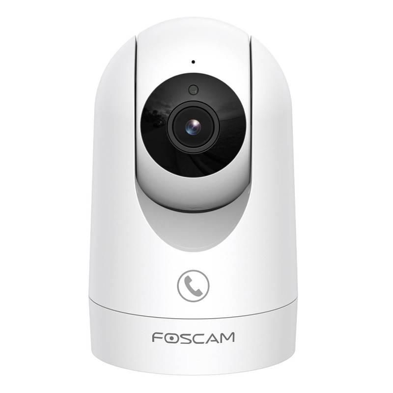 Foscam R8M WLAN Überwachungskamera Weiß 8MP (3840x2160), WiFi 6, Notruftaste, Auto-Tracking-Funktion von FOSCAM