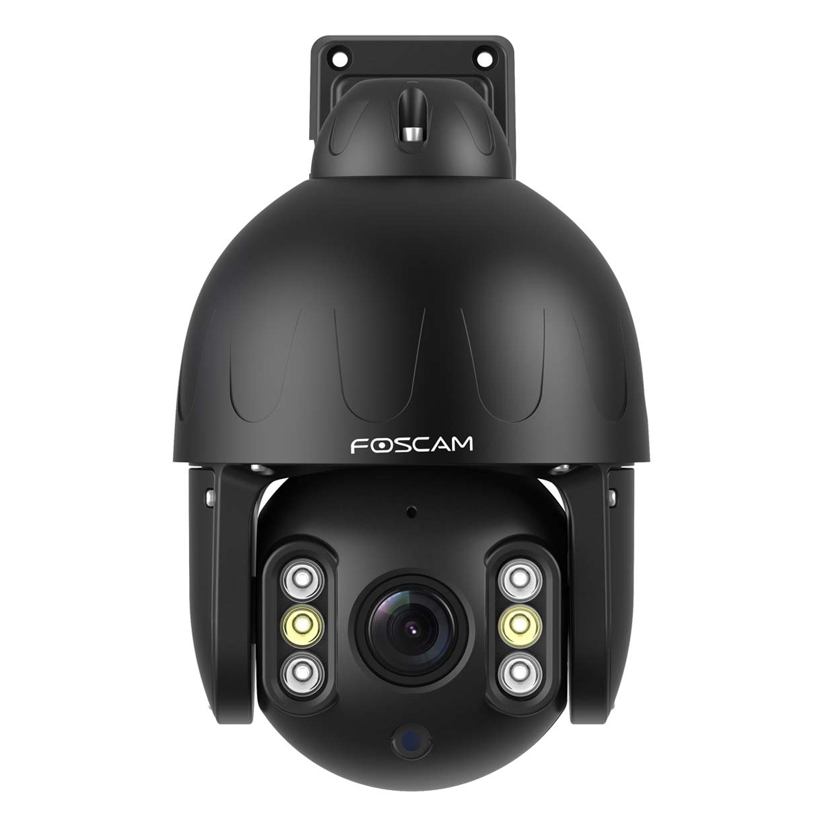 Foscam SD8EP PoE Überwachungskamera Schwarz 8MP (3840x2160), Power over Ethernet, Schwenk- und Neigefunktion, 4x optischer Zoom von FOSCAM