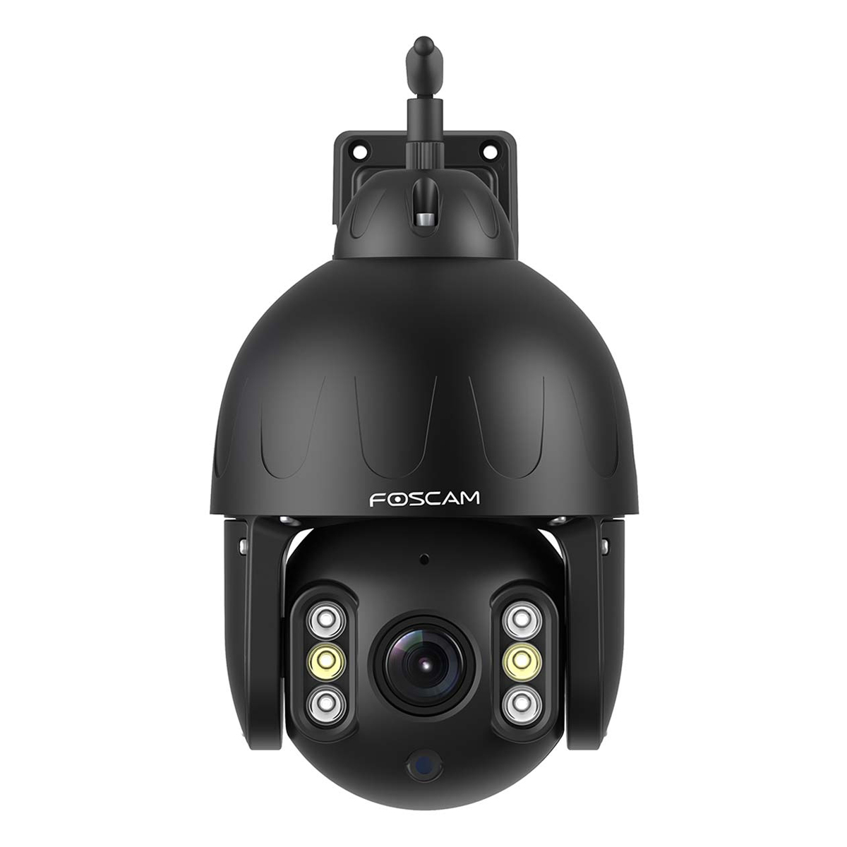 Foscam SD8P WLAN Überwachungskamera Schwarz 8MP (3840x2160), Dualband-WLAN, Schwenk- und Neigefunktion, 4x optischer Zoom von FOSCAM