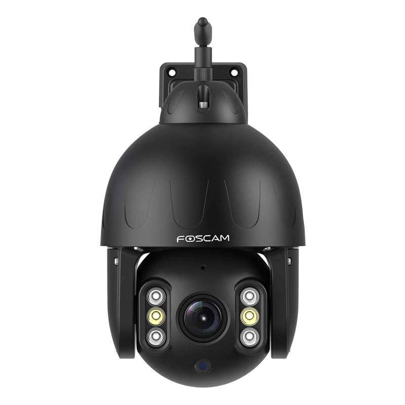 Foscam SD8P WLAN Überwachungskamera Schwarz 8MP (3840x2160), Dualband-WLAN, Schwenk- und Neigefunktion, 4x optischer Zoom von FOSCAM