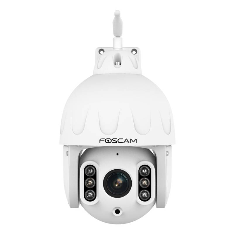 Foscam SD8P WLAN Überwachungskamera Weiß 8MP (3840x2160), Dualband-WLAN, Schwenk- und Neigefunktion, 4x optischer Zoom von FOSCAM