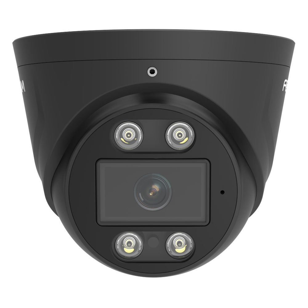 Foscam T5EP Überwachungskamera Schwarz 5MP (3072x1728), PoE, Integrierter Scheinwerfer und Sirene von FOSCAM