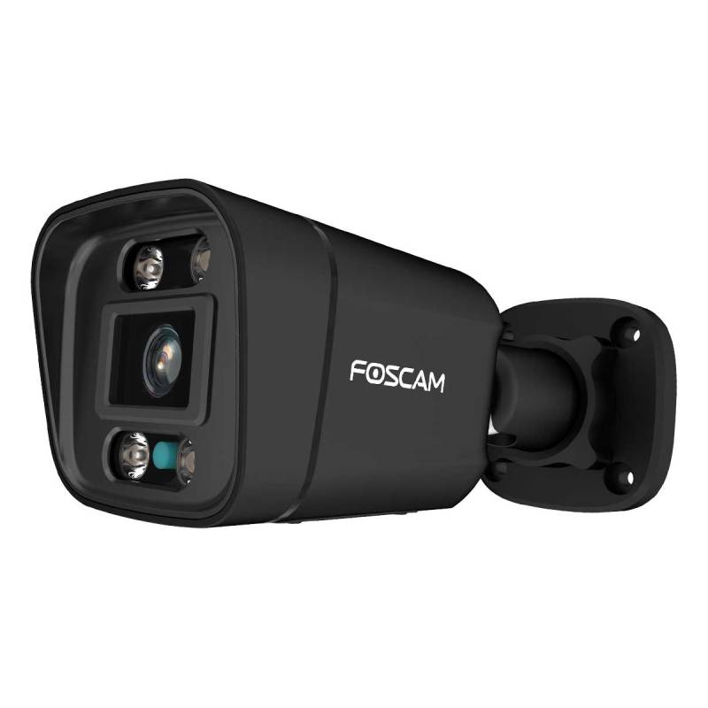 Foscam V5EP Überwachungskamera Schwarz 5MP (3072x1728), PoE, Integrierter Scheinwerfer und Sirene von FOSCAM