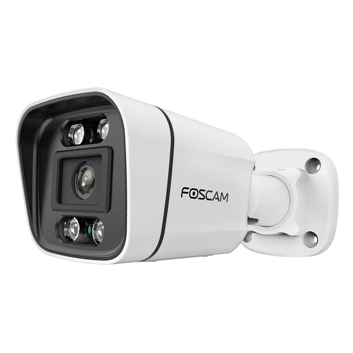 Foscam V5EP Überwachungskamera Weiß 5MP (3072x1728), PoE, Integrierter Scheinwerfer und Sirene von FOSCAM