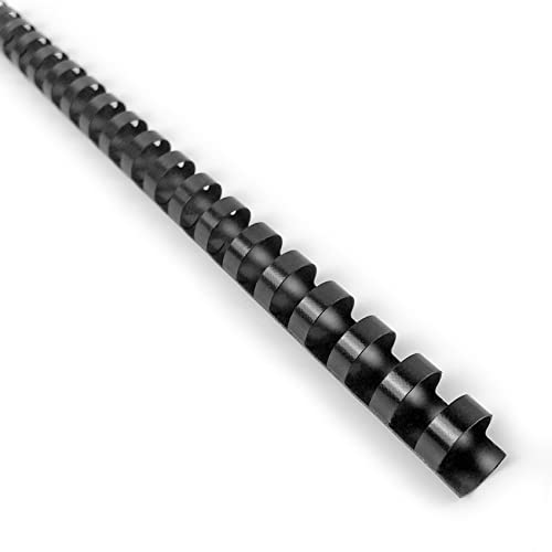 FOSHISY Kunststoffbinderücken für 21 Ringe, A4, 16 mm, 125 Blatt, 100 Stück, Schwarz FOSHISY Kunststoffbinderücken für 21 Ringe, A4, 16 mm, 125 Blatt, 100 Stück, Schwarz von FOSHISY