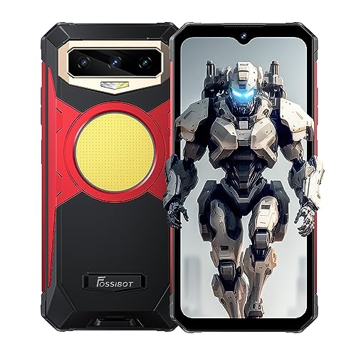 FOSSiBOT Outdoor Smartphone F102, 495 Lumen Camping Licht, 20GB+256GB, 108MP Kamera(20MP IR Nachtsicht), 16500mAh Akku, IP68 Wasserdichtes Handy Ohne Vertrag, Android 13, 6.58'' HD+, GPS NFC Rosa von FOSSiBOT