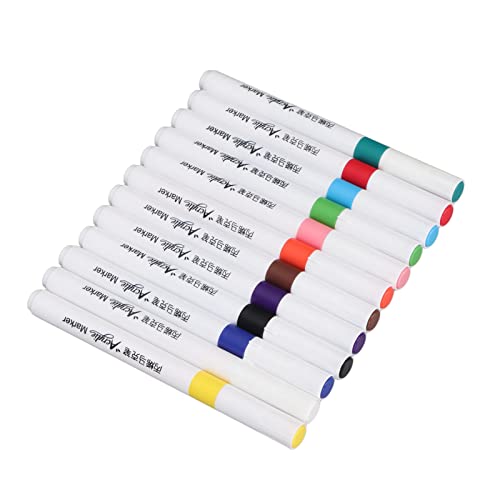 Lackstift, Lackmarker, Tinte auf Wasserbasis, Einfach zu Wählen (12 Farbe) von FOTABPYTI