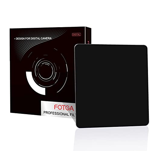 FOTGA 100x100mm Rechteckfilter ND1000 Graufilter Square Neutral Dichte MC ND Filter, 10-Stop ND3.0 Quadratische ND1000 Filter Optisches Glas für 4x4inch Matte Box Cokin Z Hitech LEE von FOTGA