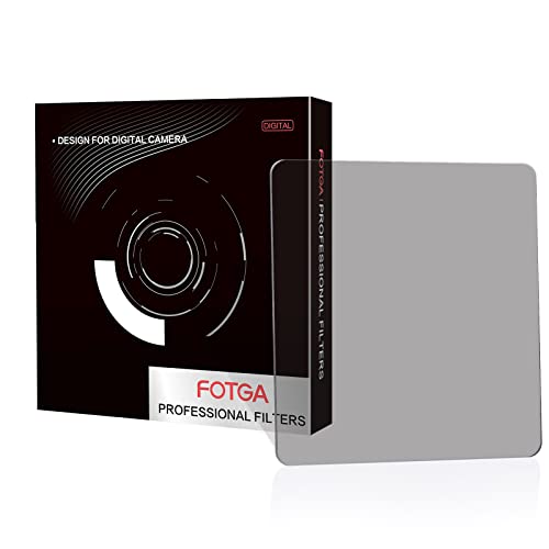 FOTGA 100x100mm Rechteckfilter ND2 Graufilter Square Neutral Dichte MC ND Filter, 1-Stop ND0.3 Quadratische ND2 Filter Optisches Glas für 4x4inch Matte Box Cokin Z Hitech LEE von FOTGA