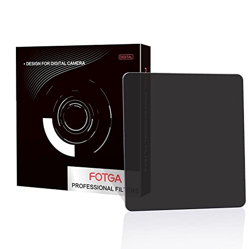 FOTGA 100x100mm Rechteckfilter ND8 Graufilter Square Neutral Dichte MC ND Filter, 3-Stop ND0.9 Quadratische ND8 Filter Optisches Glas für 4x4inch Matte Box Cokin Z Hitech LEE von FOTGA