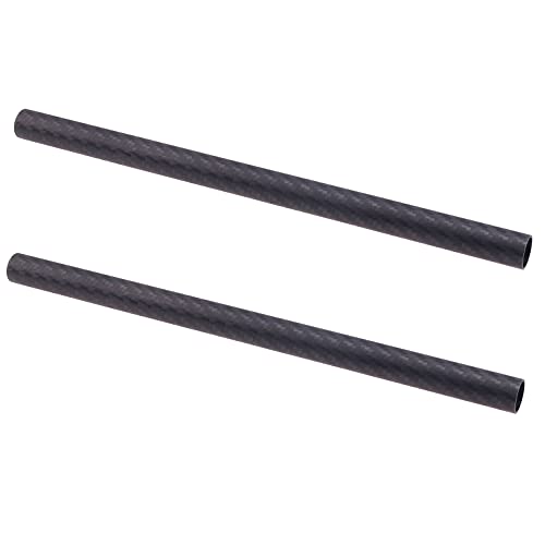 FOTGA 2Stk Kohlefaser 15mm Stützstangen 40cm/16 Zoll Länge für 15 mm Stange Support System DSLR Rail Kamera Rig FOTGA 2Stk Kohlefaser 15mm Stützstangen 40cm/16 Zoll Länge für 15 mm Stange Support System DSLR Rail Kamera Rig von FOTGA