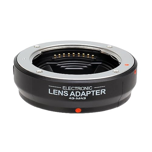 FOTGA AF Autofokus Objektivadapter für Olympus und für Panasonic Four Thirds 4/3 Objektiv an Micro Four Thirds (MFT, M4/3) Mount Kamera wie DMW-MA1 MMF-1 MMF-2 MMF-3, für GH4 GH5s GH6 E-PL5 E-PL9 von FOTGA