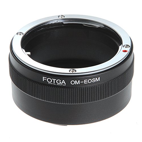 FOTGA Adapter für Olympus OM Mount Objektiv auf Canon EOS M EF-M spiegellose Kamera von FOTGA