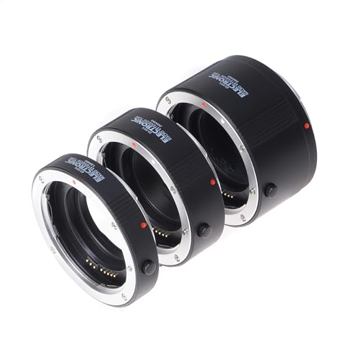 FOTGA Automatik AF Autofokus Makro Verlängerungsrohr (13mm 20mm 36mm) Satz DG für Canon EOS EF EF-S Mount Objektiv DSLR Kamera 7D Mark II, 5D IV III, 5Ds, 6D II, 200D, 850D, 800D, 760D, 90D, 80D, 77D von FOTGA