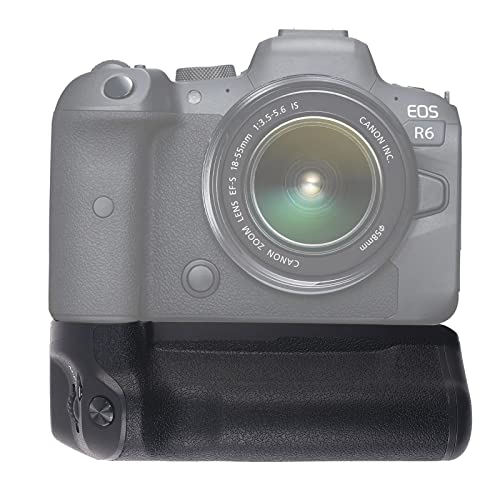 FOTGA Batteriegriff für Canon EOS R6 Mark II R6II R5 R5C Kamera - Professioneller Vertikaler Akkugriff Multi Power Pack Ersatz für BG-R10 (Unterstützt bis zu 2 x LP-E6/LP-E6N/LP-E6NH Akkus) von FOTGA