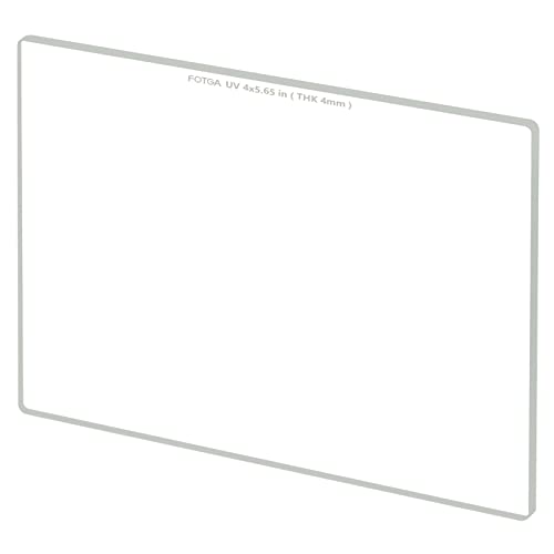FOTGA Cinema 4x5.65 UV Schutzfilter Clear Filter, 4mm Dicke Optisches Glas Reines Kamerafilter für 4x5.65 Zoll Matte Box Objektiv, Kompatibel mit FOTGA Matte Box FOTGA Cinema 4x5.65 UV Schutzfilter Clear Filter, 4mm Dicke Optisches Glas Reines Kamerafilter für 4x5.65 Zoll Matte Box Objektiv, Kompatibel mit FOTGA Matte Box von FOTGA