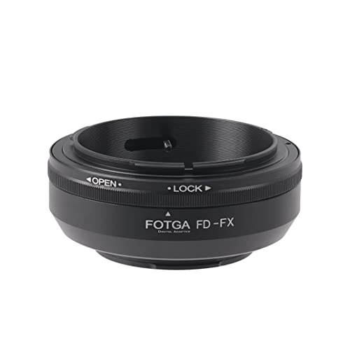 FOTGA FD-FX Objektivadapter für Canon FD FL Objektiv Kompatibel mit Fujifilm Fuji X-Mount Kamera Konverter auf X-H2,X-H2S,X-T5,X-T4,X-E4,X-T200,X-T100,X-A20,X-T30 II,X-T20,X-Pro3,X-Pro2,X-S10,X-E2S von FOTGA
