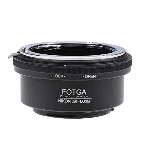 FOTGA FTAB081 Objektivadapter für Nikon G Objektiv an Canon EOSM EF-M Mount spiegellose Kamera M2 M3 M5 M6 II M10 M50 M100 M200 FOTGA FTAB081 Objektivadapter für Nikon G Objektiv an Canon EOSM EF-M Mount spiegellose Kamera M2 M3 M5 M6 II M10 M50 M100 M200 von FOTGA