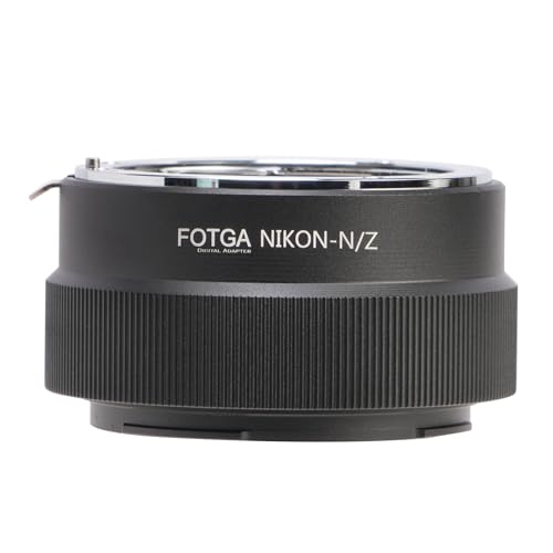 FOTGA FTZ Objektivadapter Konverter Ring für Nikon F Objektiv Lens to Z-Mount Mirrorless Kamera, Kompatibel mit Nikon Z50 Z30 Z9 Z8 Z7II Z6II Z7 Z6 Z5 Zf Zfc Full Frame Spiegellose Kamera von FOTGA