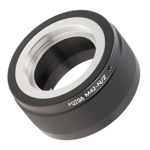 FOTGA M42-N/Z Objektivadapter Ring für M42 42mm Screw Mount Objektiv Adapter Konverter auf Z-Mount Kamera, Kompatibel mit Nikon Z5 Z6 Z7 Z30 Z50 Z6II Z7II Z8 Z9 Zf Zfc Full Frame Spiegelloses Kamera von FOTGA